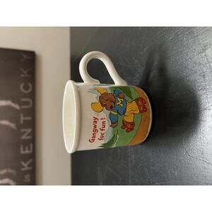 VTG 80s Get Along Gang Cartoon Stoneware Mug